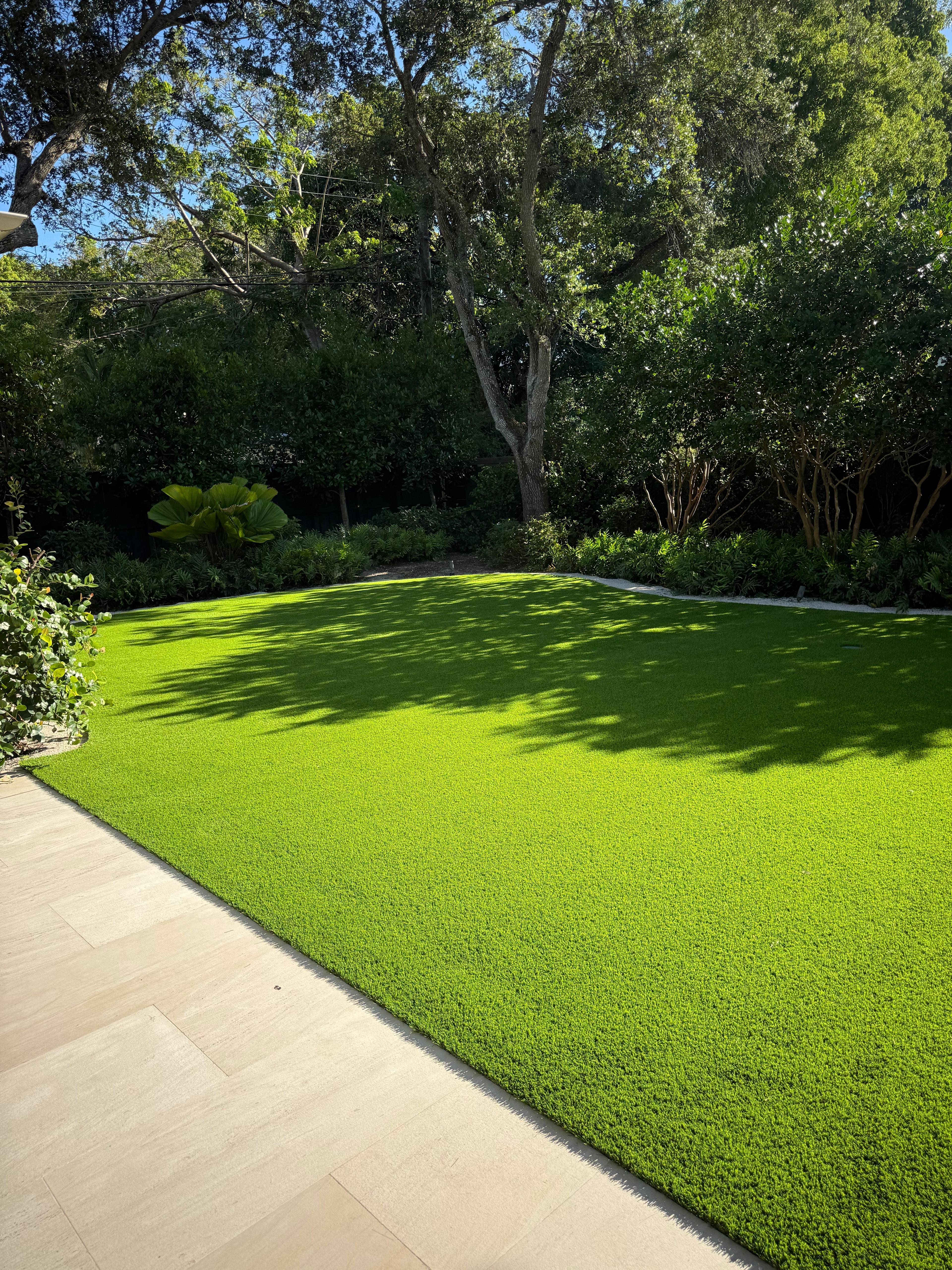 Walkway with artificial grass Boca Raton